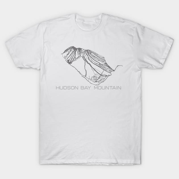 Hudson Bay Mountain Resort 3D T-Shirt by Mapsynergy